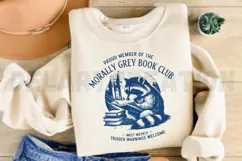 Proud Member of The Morally Grey Book Club SVG Product Image 4