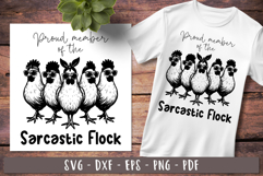 Proud member of the sarcastic flock Funny birds Sarcastic 