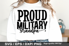 Grandpa SVG Design -Proud Military Grandpa Product Image 2