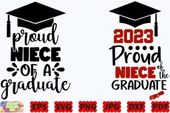 Proud Niece Of A Graduate SVG | 2023 Graduation SVG | Niece Product Image 2