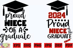 Proud Niece Of A Graduate SVG | Graduation 2024 SVG | Niece Product Image 3