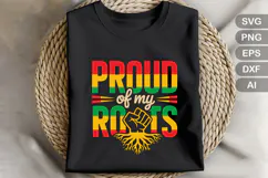 Proud Of My Roots SVG File | Black History Month SVG Product Image 1