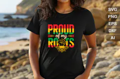 Proud Of My Roots SVG File | Black History Month SVG Product Image 2