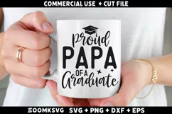 Proud papa of a graduate SVG | Graduation SVG Product Image 2