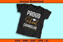 Proud School Counselor SVG Design Product Image 2