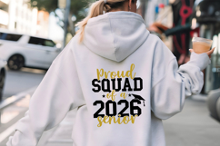 Proud 2026 Senior Family SVG Quotes | Proud 2026 Senior Mom Product Image 4