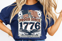 proud since 1776, 250th anniversary, patriotic tshirt png, usa anniversary design, 1776 2026 png, american pride shirt, patriotic design file, independence day png, usa celebration design, patriotic shirt download