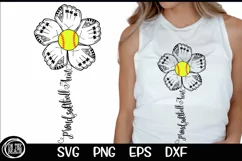 SVG Proud Softball Aunt, Softball Flower, Softball Flower Aunt, SVG Design, Aunt,Softball, Aunt Svg, Softball Glove Mitt Svg, Aunt Design