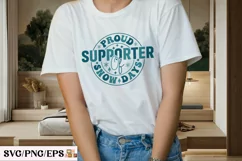 Proud Supporter of Snow Days SVG T-shirt Design Product Image 3