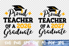 Proud Teacher of a 2026 2027 graduate Graduation Class of Product Image 1
