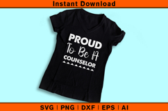 Proud To Be A Counselor SVG Design Product Image 3