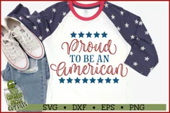 Proud to be an American Patriotic SVG File Product Image 1