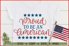 Proud to be an American Patriotic SVG File Product Image 4