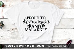 Proud to shenanigans and SVG - St. Patrick&#039;s Day Des Product Image 1