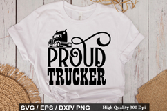 Truck Driver SVG Design - Real Women Drive Trucks Product Image 3