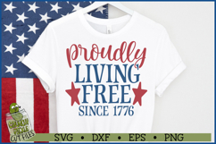 Proudly Living Free SVG File Product Image 1