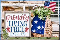 Proudly Living Free SVG File Product Image 2