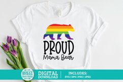 Proud Mama Bear SVG | Pride SVG Product Image 1