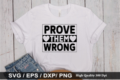 Prove them wrong SVG - Motivational Design Product Image 1