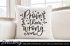 Positive Life Quote SVG Inspirational Motivational Sign SVG Product Image 2