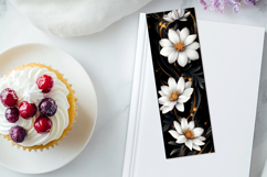 3D Flowers Bookmarks Set, 4 png Product Image 2