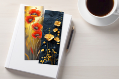 Spring 3D Flowers Bookmarks, 4 png Product Image 3
