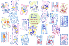 Mediterranean Summer &amp; Stripe Beach Product Image 1