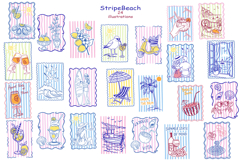 Mediterranean Summer &amp; Stripe Beach Product Image 2