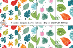 Seamless Tropical Leaves Patterns | Papers Product Image 1
