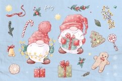 Christmas Gnome clipart set Product Image 2