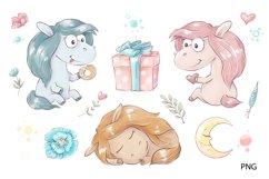 Watercolor Clipart Lovely Horses Product Image 2