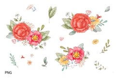 Watercolor Clipart Lovely Spotted Cats Product Image 3