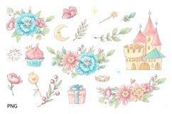 Watercolor Clipart Lovely Unicorns Product Image 3