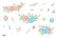 Watercolor Clipart Gentle Horses Product Image 3