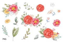 Watercolor Clipart Cute Bears Product Image 3