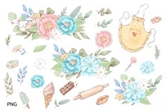 Watercolor Clipart Cute Confectiners Product Image 3