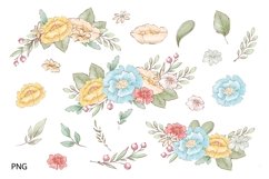 Watercolor Clipart Cute Cacti Product Image 3