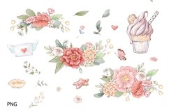 Watercolor Clipart Mothers Day Product Image 3