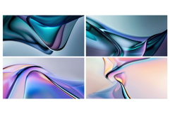 Abstract Glass Shapes Backgrounds Product Image 7