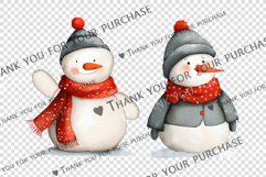 Watercolor Snowmans Product Image 2
