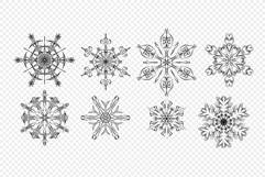 Unique Snowflakes Clipart Product Image 3