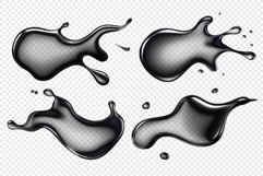 Black Blots clipart Product Image 5