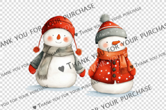 Watercolor Snowmans Product Image 3