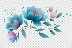 Watercolor Flowers clipart Product Image 3
