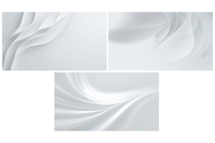 3D Waves White Backgrounds Product Image 3