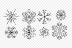 Unique Snowflakes Clipart Product Image 4