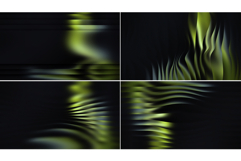 Set of Fractal Effect Green Glass Backgrounds Product Image 4