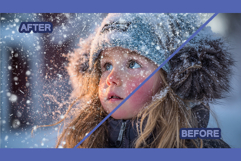 Snow Overlay With Transparent Background for Projects Product Image 2