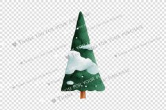 Winter Tree Watercolor Product Image 6