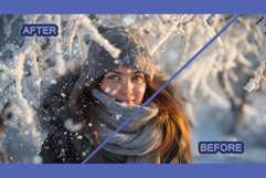 Snow Overlay With Transparent Background for Projects Product Image 3